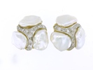 Kashi Pearl and Diamond Earrings